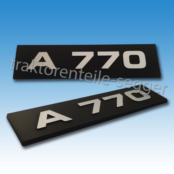 Typenschild Holder A 770